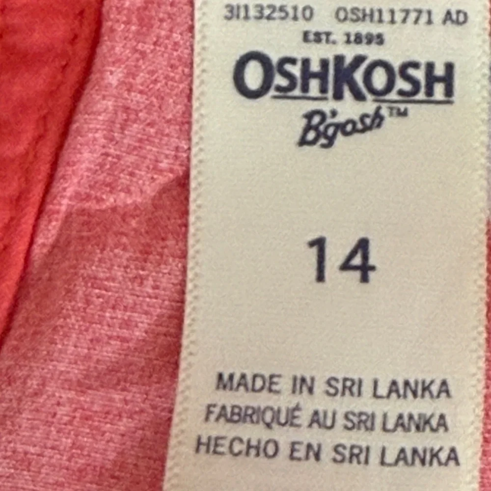 OshKosh B'gosh girls Red Dress with Floral Pattern